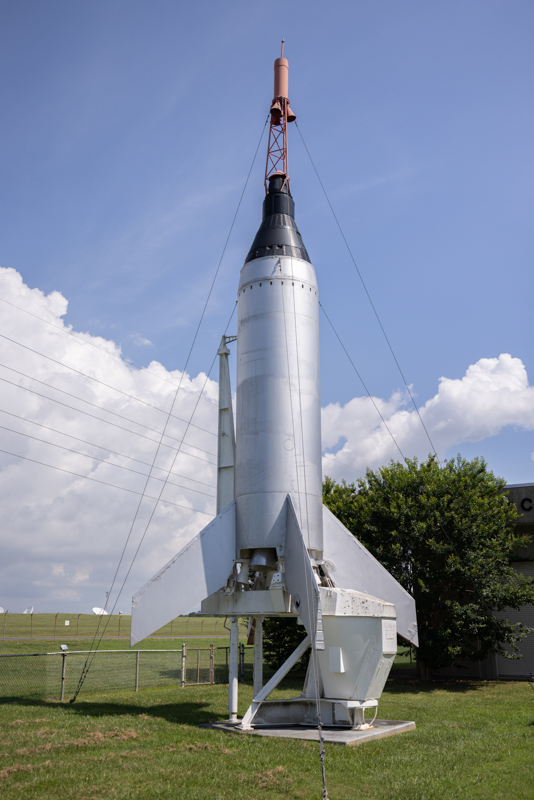 rocket on display