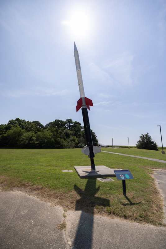 rocket on display
