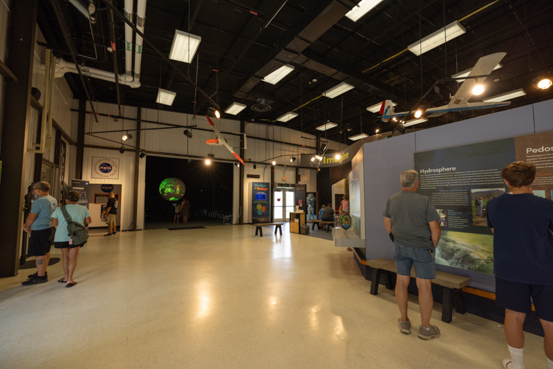 lobby at Wallops
