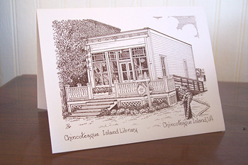 Chincoteague Island Library Notecards